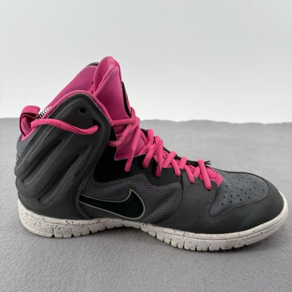 Nike Dunk Free Mens 8.5 Dark Grey/Hot Pink Basketball Sneakers 599466-002 - Picture 11 of 13